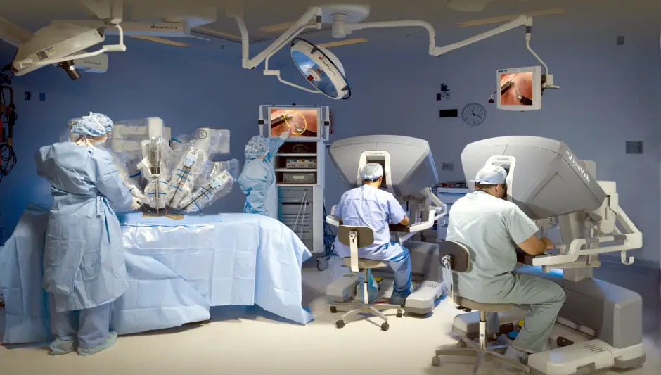 Sala de cirurgia robótica